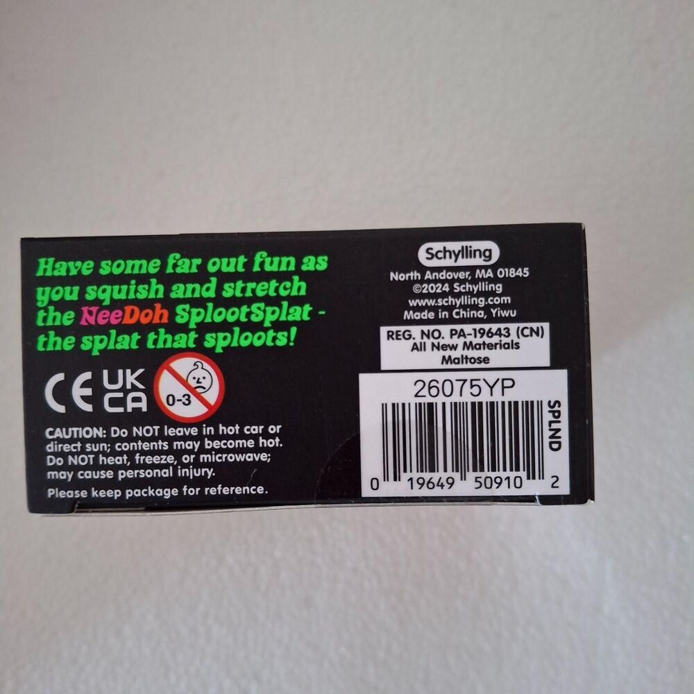 Schylling NeeDoh Sploot Splat New Sealed Authentic! - Picture 6 of 7